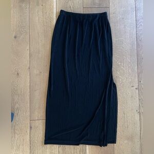 Elegant Black Maxi Skirt